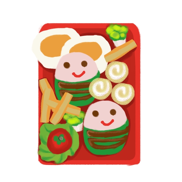 手繪美食png素材