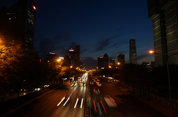CBD夜景圖片