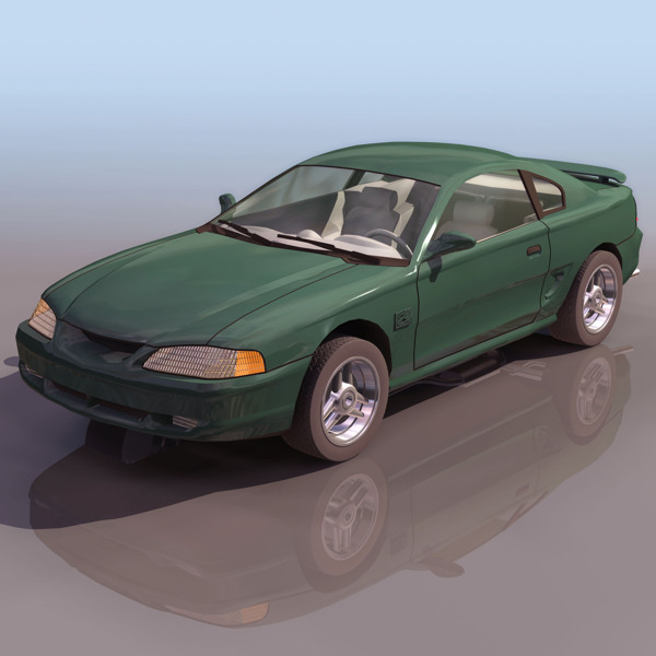 福特汽車3D模型