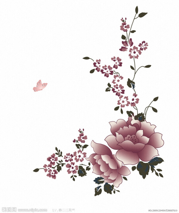 位圖時尚休閑女裝成熟優(yōu)雅女裝植物花卉免費素材