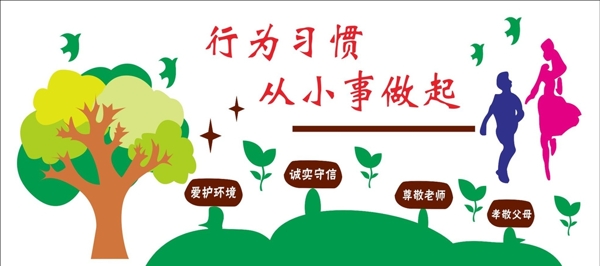 習(xí)慣文化墻
