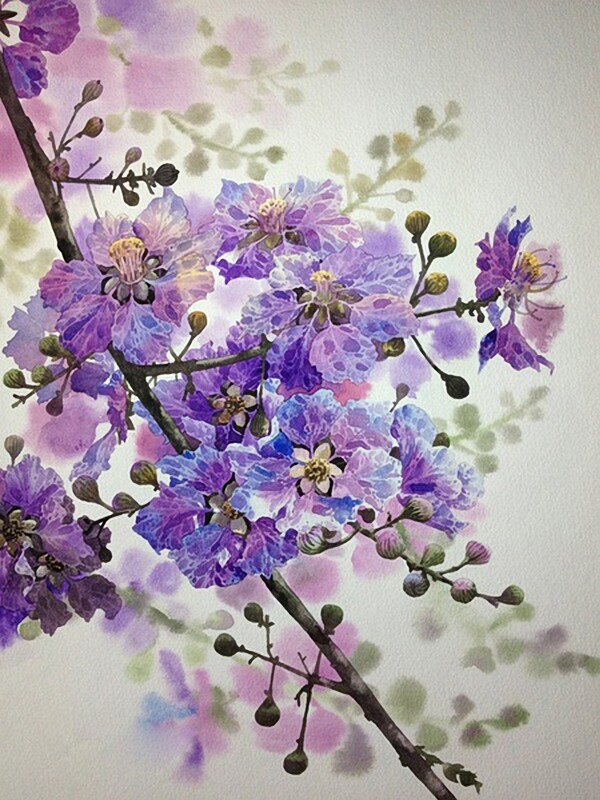 位圖寫意花卉植物花朵免費素材