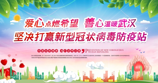 預(yù)防新型冠狀病毒展板