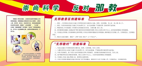 崇尚科學(xué)反對(duì)邪教圖片