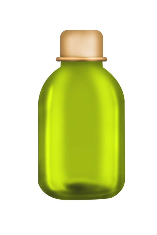 玻璃容器绿色瓶子
