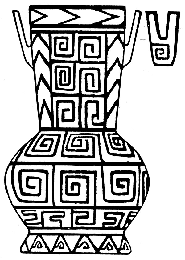 春秋戰(zhàn)國圖案青銅器圖案中國傳統(tǒng)圖案014