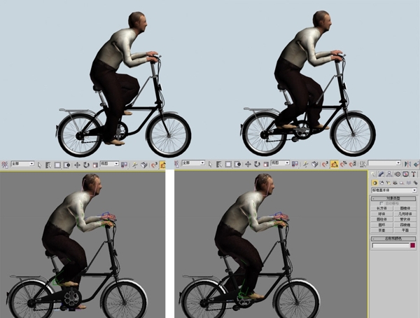 骑自行车max动画图片