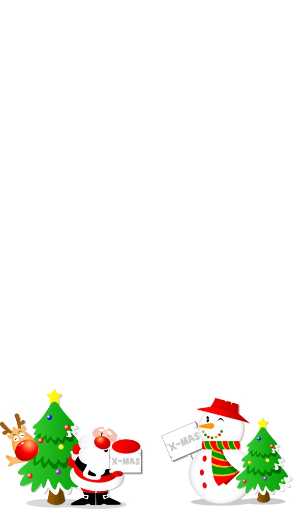 矢量圖下載圣誕雪人