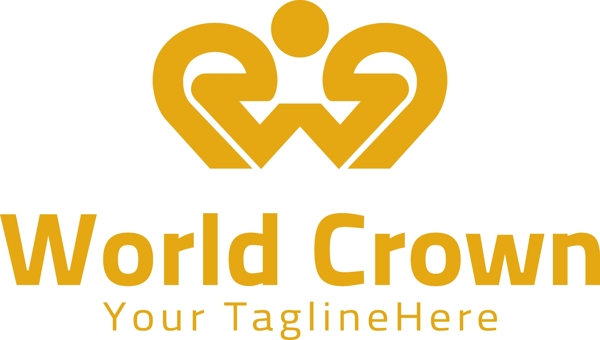 世界皇冠標志模板