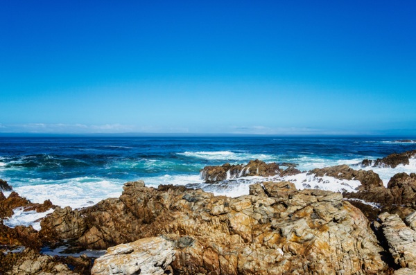 海洋海浪水岩石风景8k图片素材