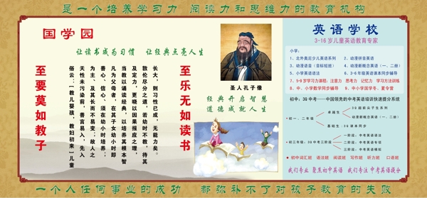 國(guó)學(xué)展板圖片