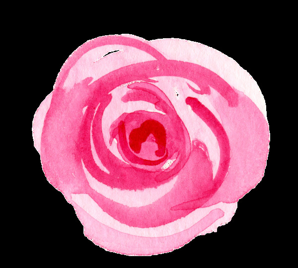 花团锦簇卡通透明素材