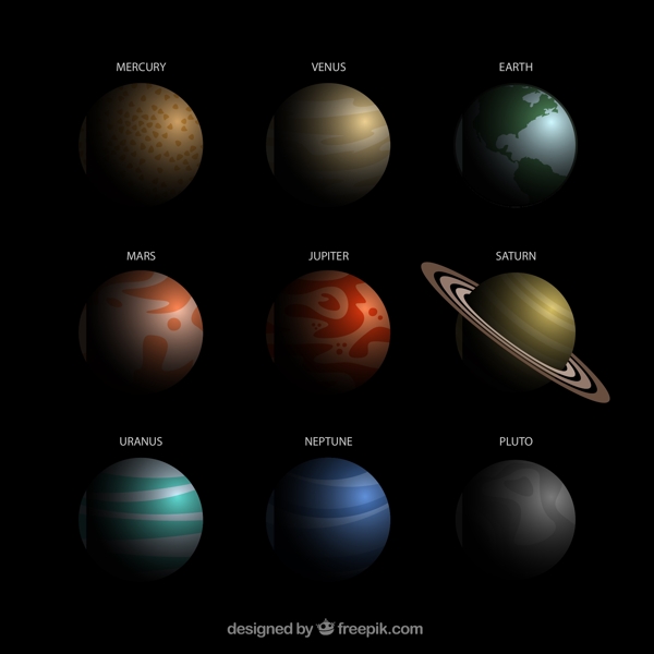 太阳系行星图片