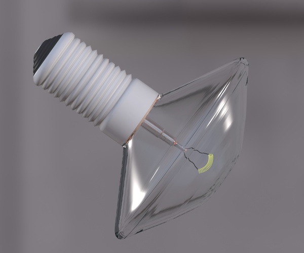 3D渲染燈泡