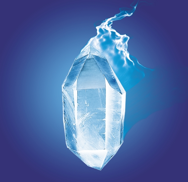 水晶寒氣逼人PSD圖片