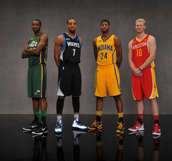 2012年NBA全明星赛扣篮大赛全家福图片