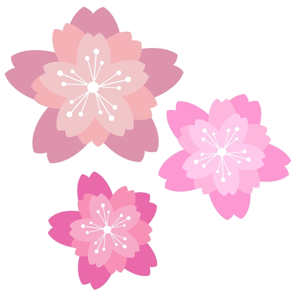 粉色桃花樱花图片