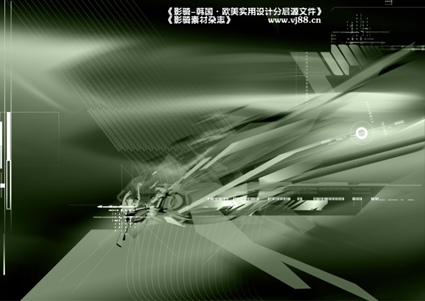 科技概念元素模型炫目線條背景影騎韓國(guó)實(shí)用設(shè)計(jì)分層源文件PSD源文件