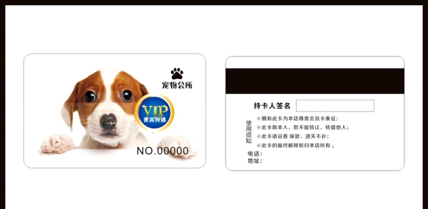 宠物VIP卡图片