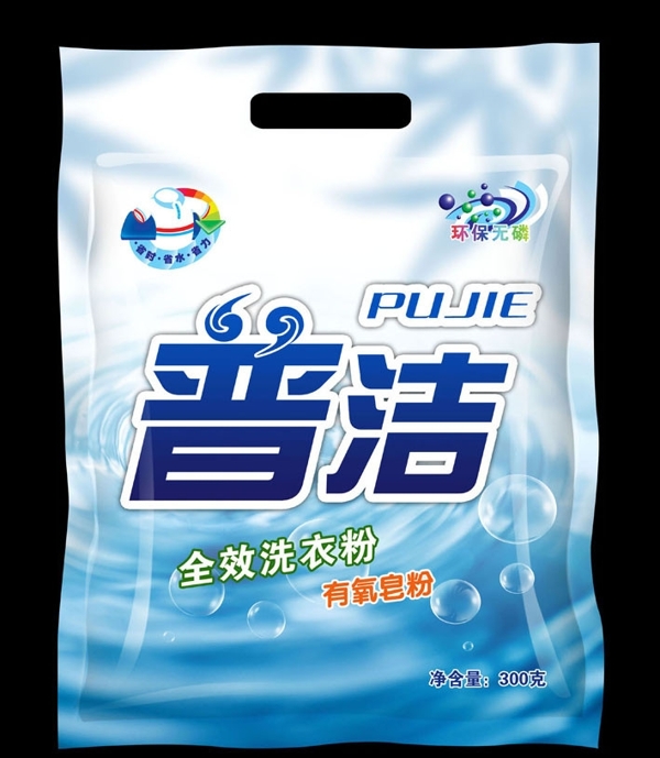 氣泡洗衣粉包裝圖片