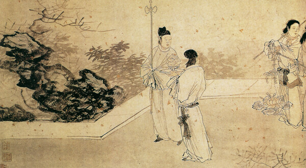 明朝古代人物民間人物人物壁畫中國文化人物畫像中國風(fēng)中華藝術(shù)繪畫