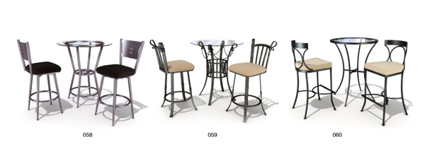 超精细的欧式小桌椅模型带材质贴图