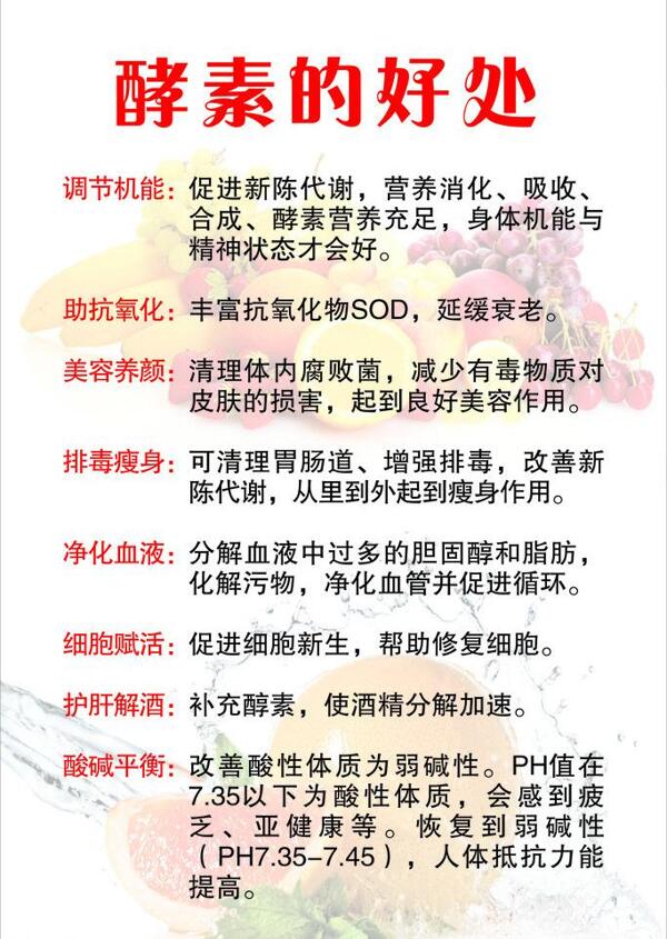 酵素好處圖片