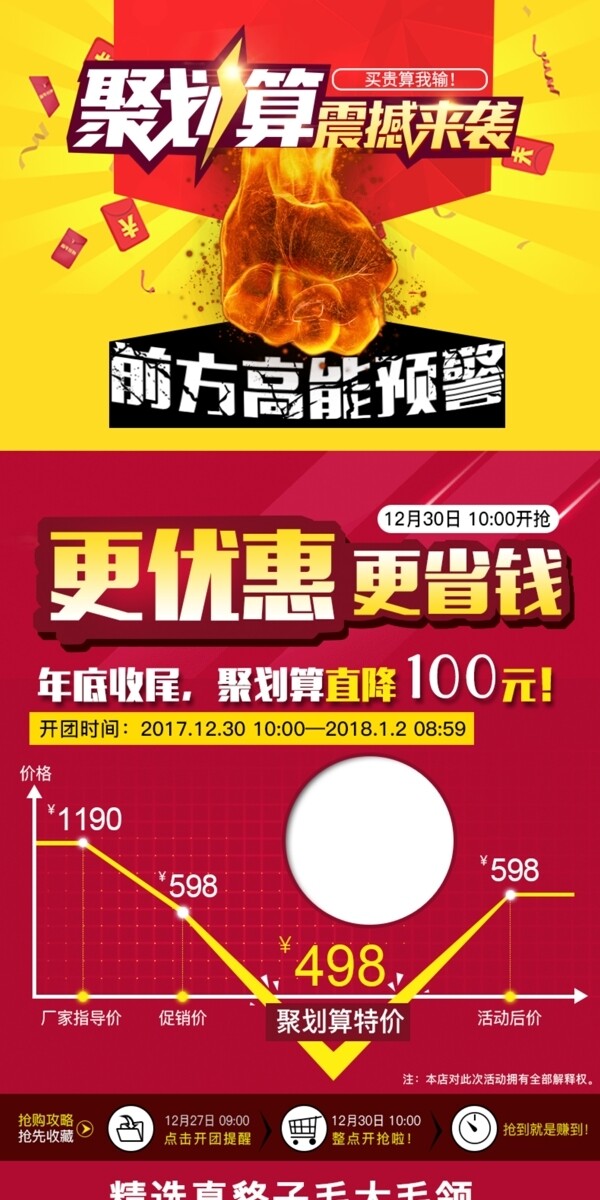 淘寶天貓聚劃算模板新品