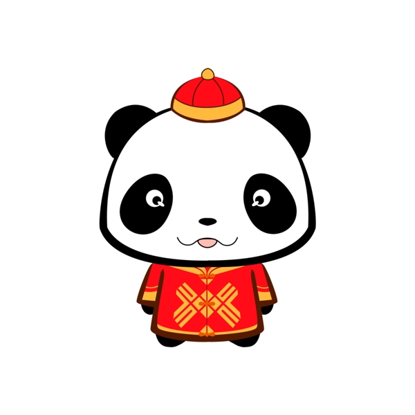 熊貓拜年表情包表情設(shè)計