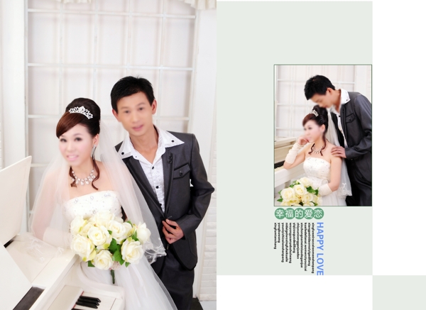 婚紗模版圖片