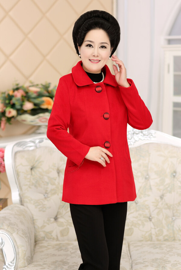 女裝媽媽裝淘寶女裝婦女裝圖片