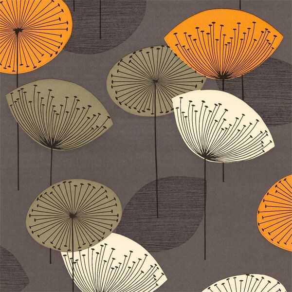 彩色莲蓬伞图案壁纸素材