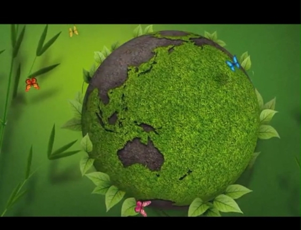 绿色地球视频素材
