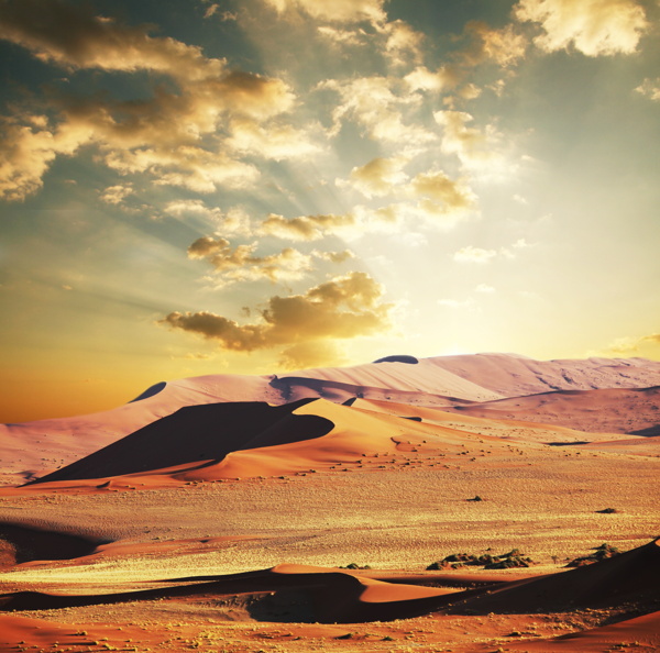 美丽沙漠风光摄影高清图片