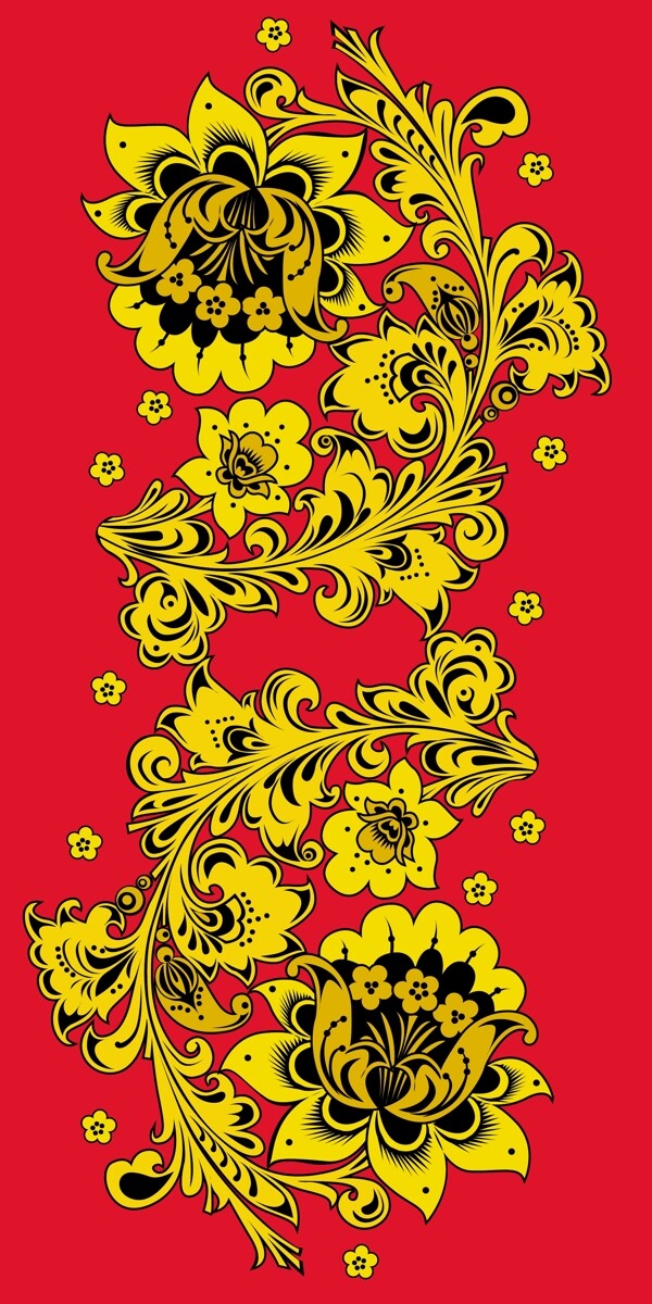 古典花紋