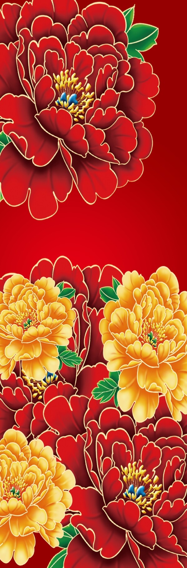 牡丹舞臺邊幕條