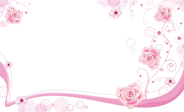 粉色玫瑰背景图片