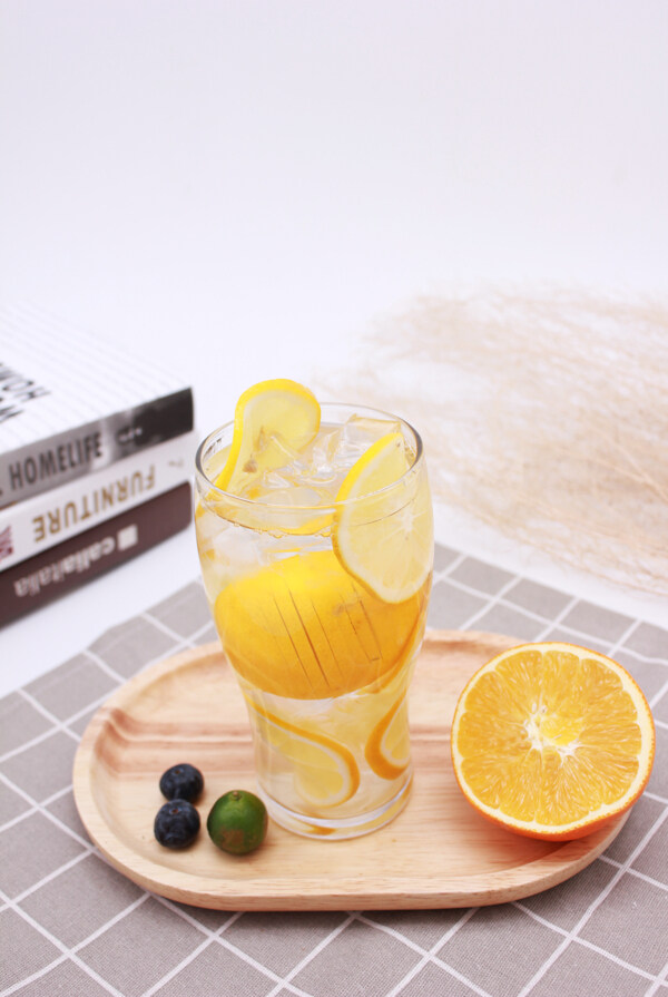 柠檬水冷饮饮品图片