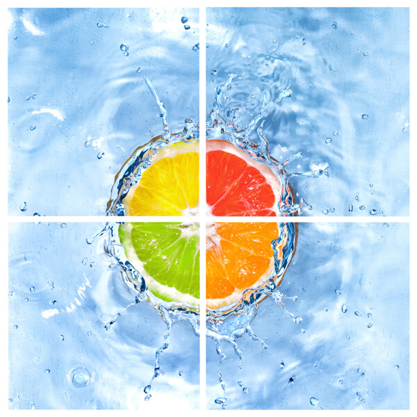 鲜果橙汁创意设计图片