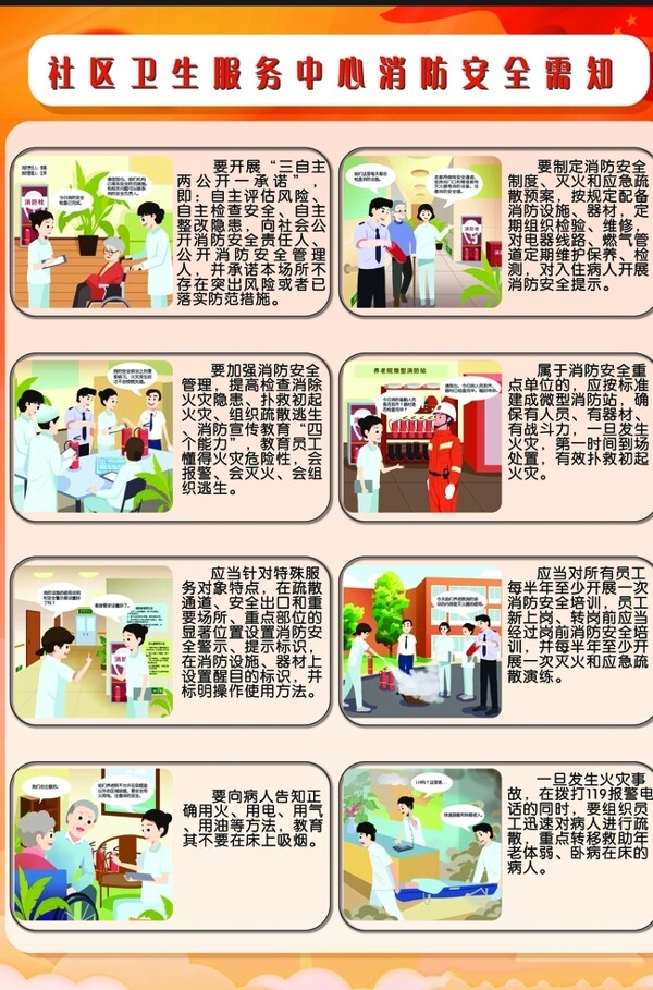社區(qū)服務(wù)中心消防需知