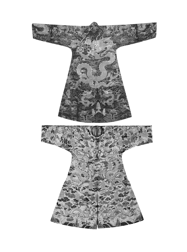 龙袍织锦高清图片素材