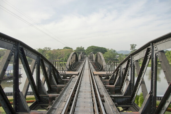 桥梁铁路背景