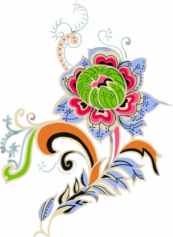 位圖時尚休閑女裝成熟優(yōu)雅女裝植物花卉免費素材