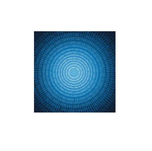 蓝色数字化背景矢量素材