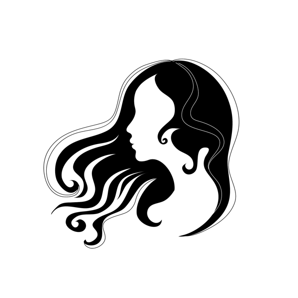印花矢量圖時尚休閑女裝人物抽象免費素材