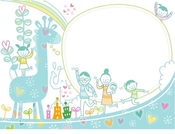 韓國兒童卡通插畫059