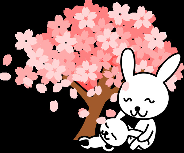 櫻花的兔子