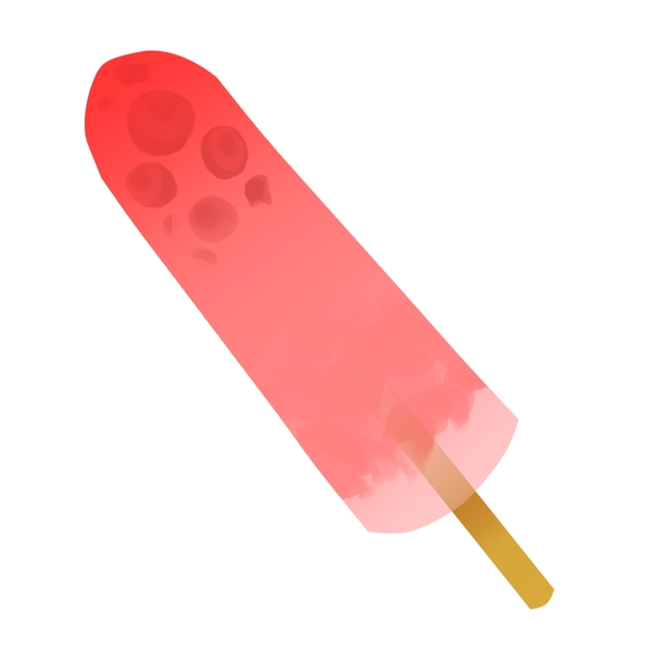 西瓜冰淇淋插画