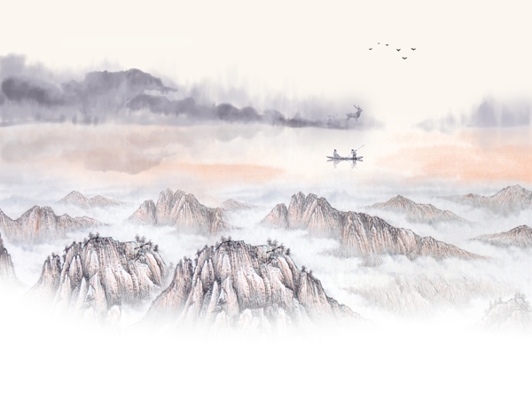 新中式背景墻