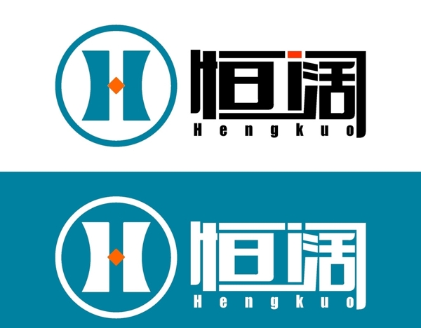 HK字母logo